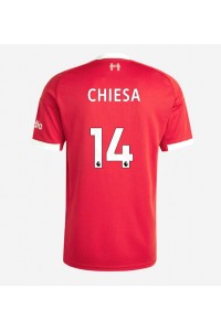 Liverpool Federico Chiesa #14 Voetbaltruitje Thuis tenue 2025-26 Korte Mouw